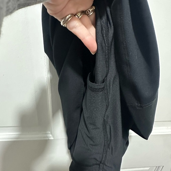 Abercrombie and Fitch YPB Sculpt Luxe Black Strappy Dress w/Shorts size Small - Picture 4 of 5